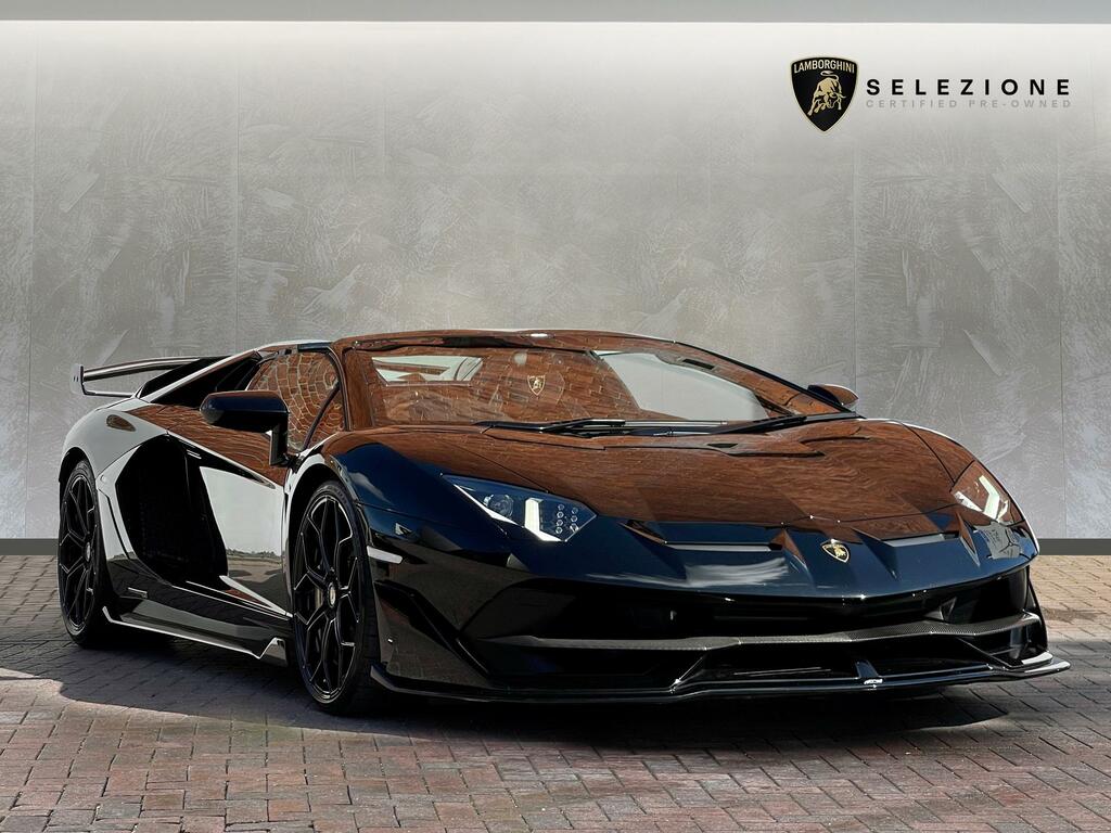Compare Lamborghini Aventador Svj Roadster  Black