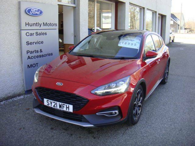 Compare Ford Focus 1.0 Ecoboost Hybrid Mhev 155 Active X Edition SY21WFH Red