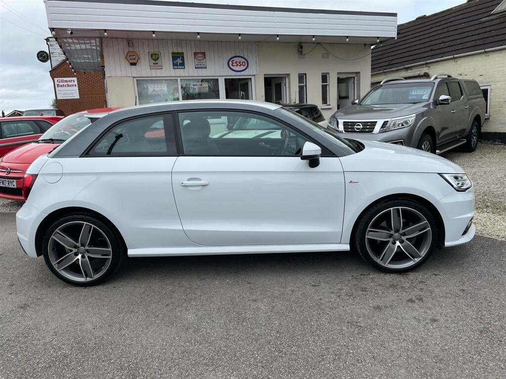Compare Audi A1 1.4 Tfsi S Line S Tronic Euro 6 Ss YJ16YJR White
