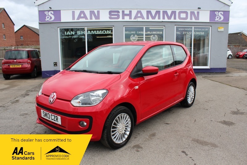 Compare Volkswagen Up High Up SM13CZR Red