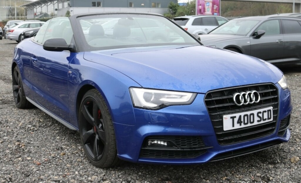 Compare Audi Cabriolet 2.0 Tdi S Line Special Edition Plus Convertible NG65MFK Blue