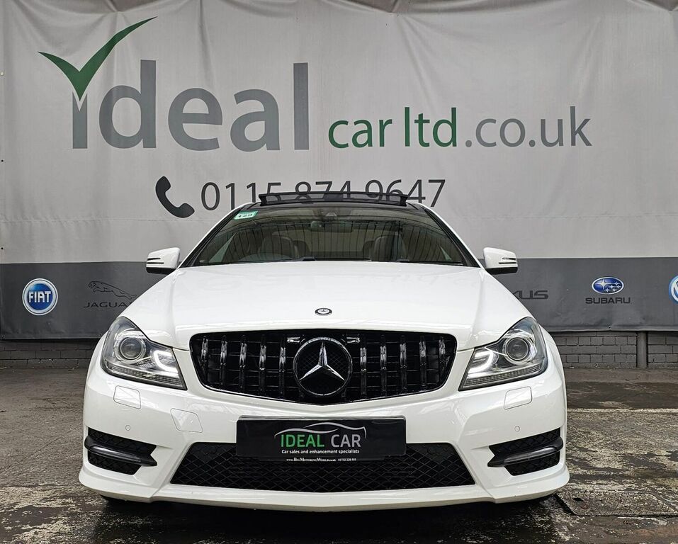 Compare Mercedes-Benz C Class Coupe 2.1 C250 Cdi Amg Sport Edition G-tronic Eur WD15WGW White