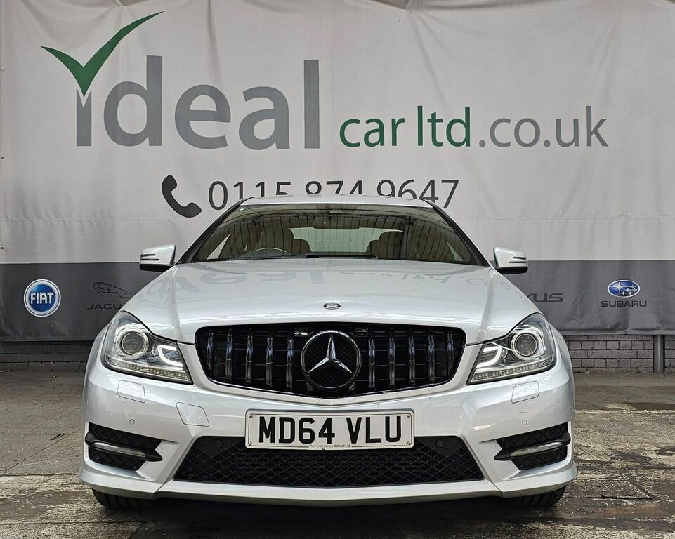 Compare Mercedes-Benz C Class Coupe 1.6 C180 Amg Sport Edition Euro 6 Ss MD64VLU Silver