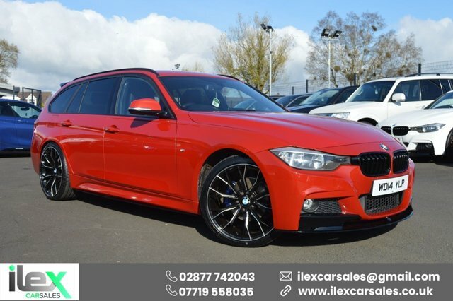 Compare BMW 3 Series 2.0 320D M Sport Touring 181 Bhp WD14YLP Red