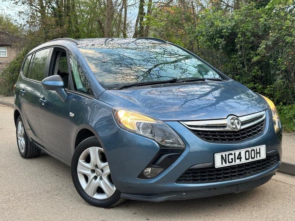 Compare Vauxhall Zafira Tourer 1.4T Exclusiv NG14OOH Blue