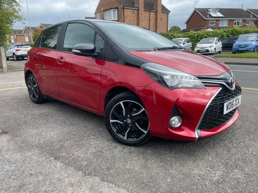 Compare Toyota Yaris 1.33 Dual Vvt-i Design Hatchback WO16ZCA Red