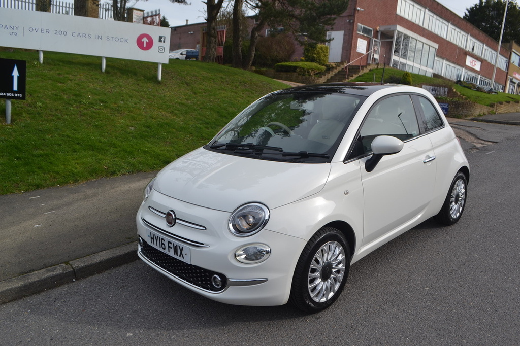 Compare Fiat 500 Hatchback HY16FWX White