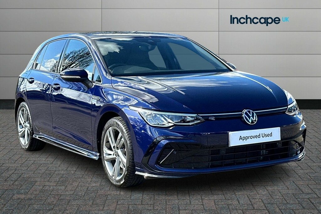 Compare Volkswagen Golf 1.5 Etsi 150 R-line Dsg DU73HJO Blue