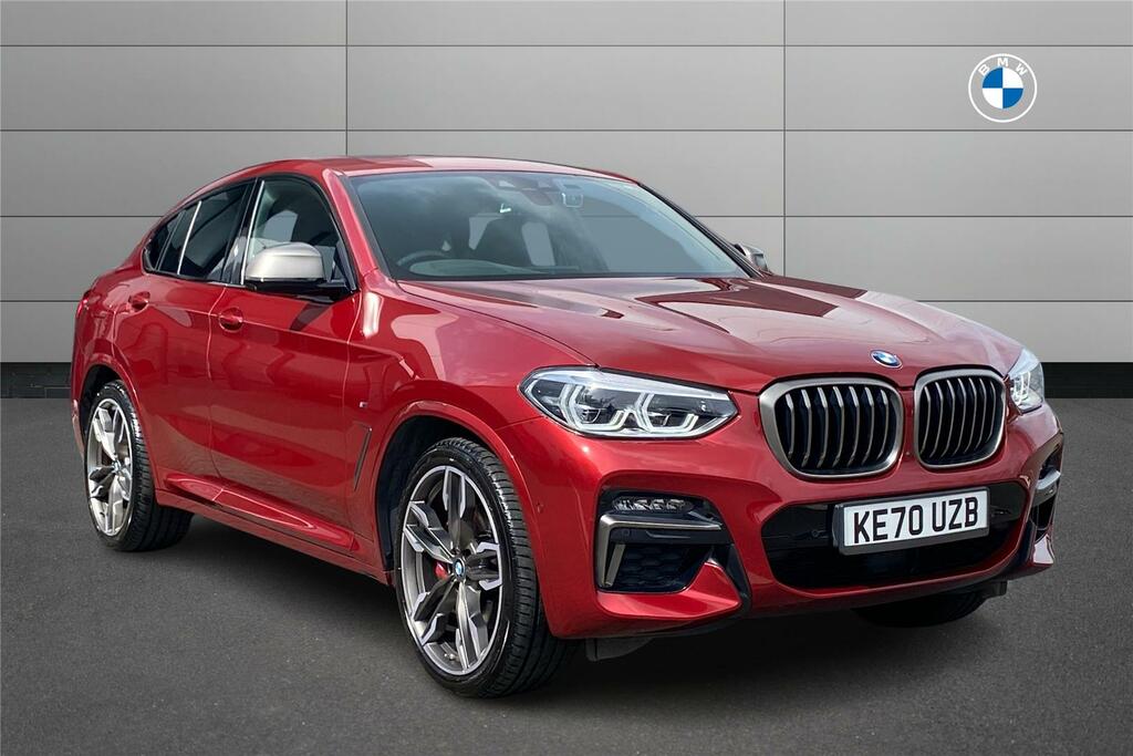 Compare BMW X4 Xdrive M40i Step KE70UZB Red