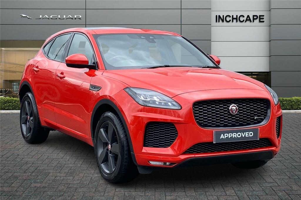Compare Jaguar E-Pace 2.0D 180 Chequered Flag Edition PN70FJY Red