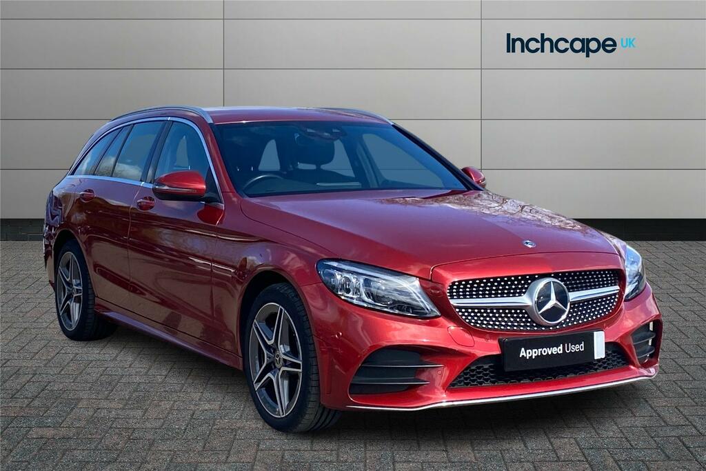 Compare Mercedes-Benz C Class C220d 4Matic Amg Line Premium 9G-tronic FH68GPF Red