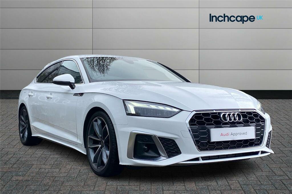Compare Audi A5 35 Tfsi S Line S Tronic WP73EHR White