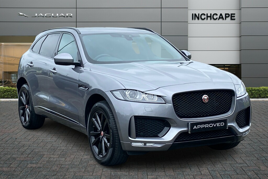 Compare Jaguar F-Pace F-pace Chequered Flag Awd D PL70OPU Grey