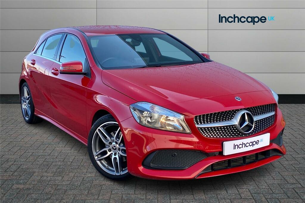 Compare Mercedes-Benz A Class A180 Amg Line Executive HK67LDL Red