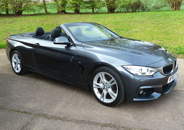 Compare BMW 4 Series 435D Xdrive M Sport Convertible WP66YLM Grey