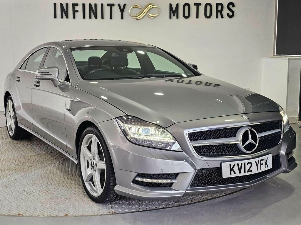 Compare Mercedes-Benz CLS Saloon KV12YFK Silver