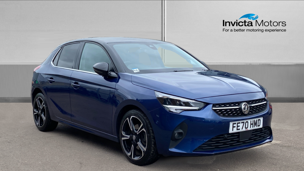 Compare Vauxhall Corsa Elite Nav Premium FE70HMD Blue