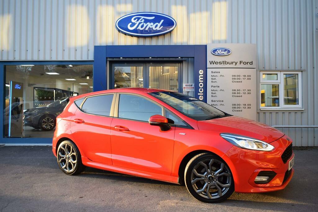 Compare Ford Fiesta 1.0T Ecoboost St-line Euro 6 Ss WA69LVM Red