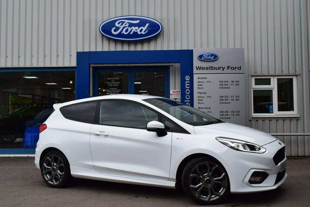 Compare Ford Fiesta 1.0T Ecoboost Mhev St-line Edition Euro 6 Ss WH21SLZ White