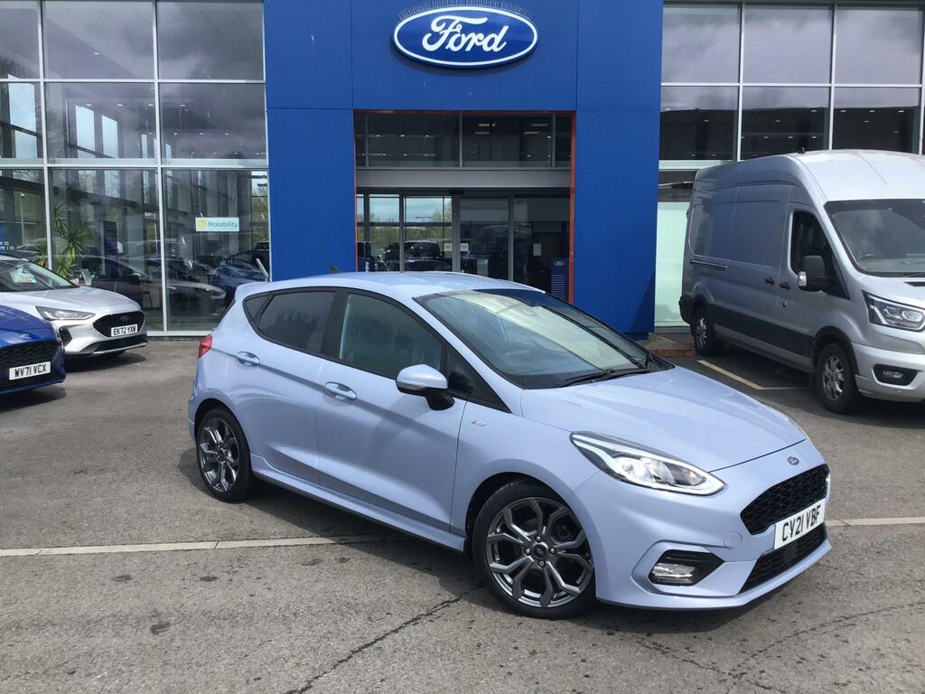 Compare Ford Fiesta 1.0T Ecoboost Mhev St-line Edition Euro 6 Ss CV21VBF Blue