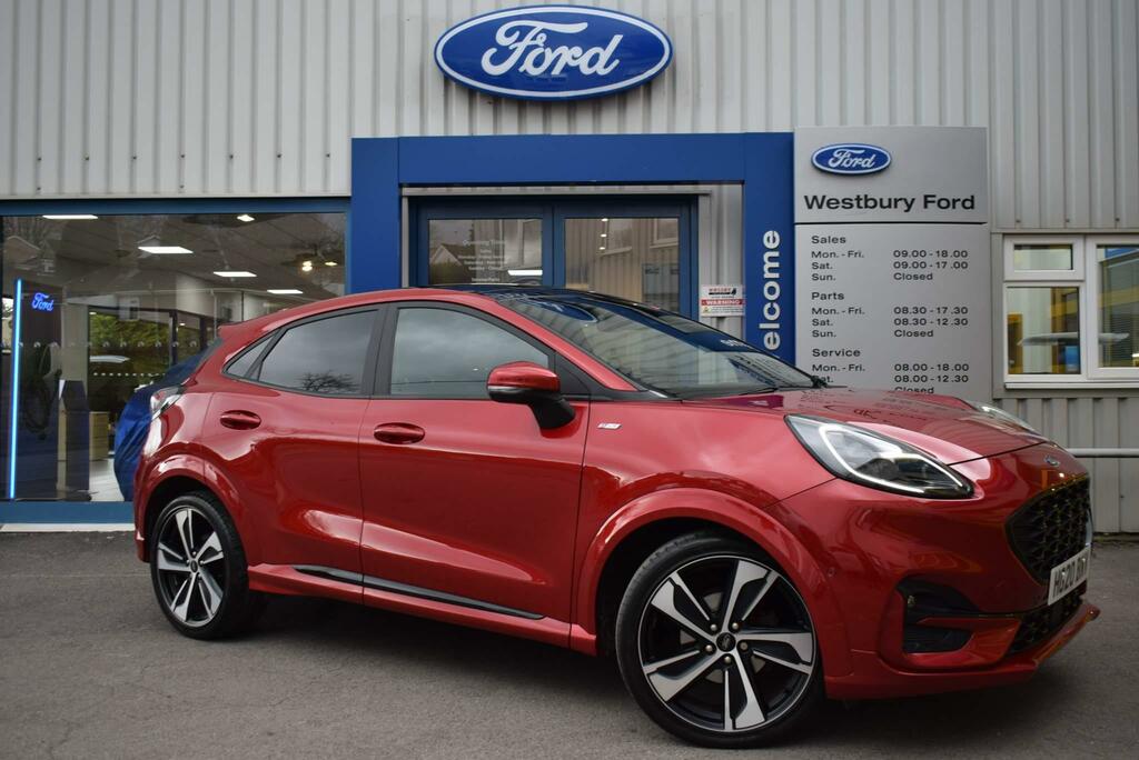 Compare Ford Puma 1.0T Ecoboost Mhev St-line X First Edition Plus Eu HG20BNV Red
