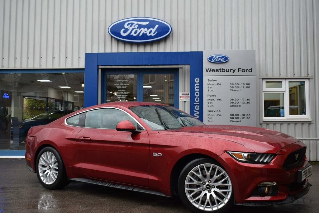 Compare Ford Mustang 5.0 V8 Gt Fastback Selshift Euro 6 FP66RHK Red