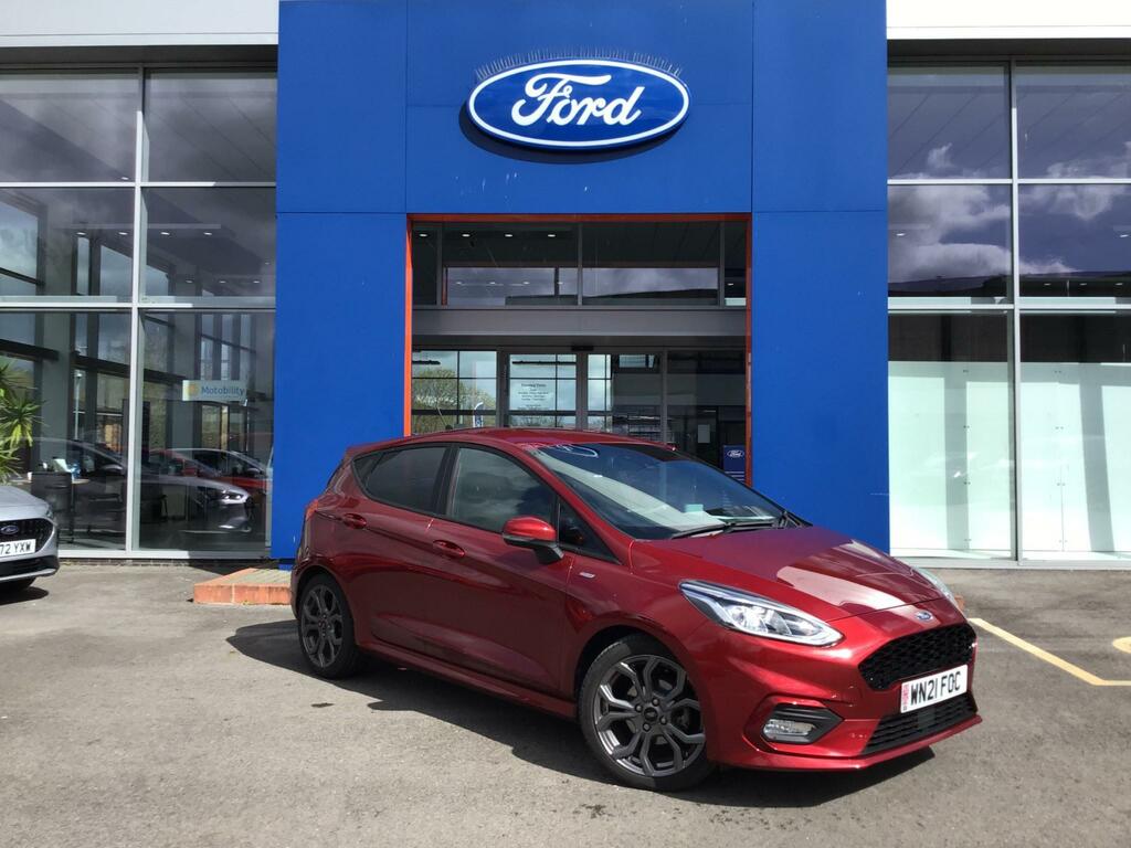 Compare Ford Fiesta 1.0T Ecoboost Mhev St-line Edition Euro 6 Ss WN21FOC Red