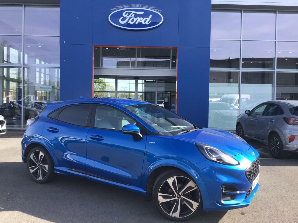 Compare Ford Puma 1.0T Ecoboost Mhev St-line X Euro 6 Ss WN70HSX Blue