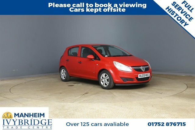 Compare Vauxhall Corsa 1.2 Active 80 Bhp WU09WUE Red