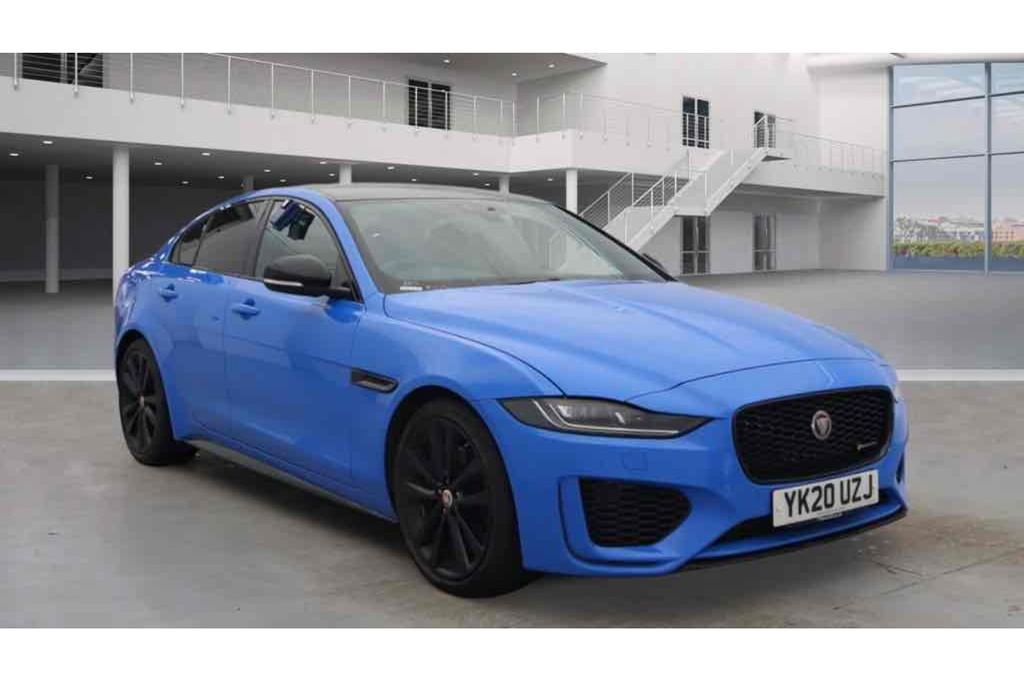 Compare Jaguar XE Saloon YK20UZJ Blue
