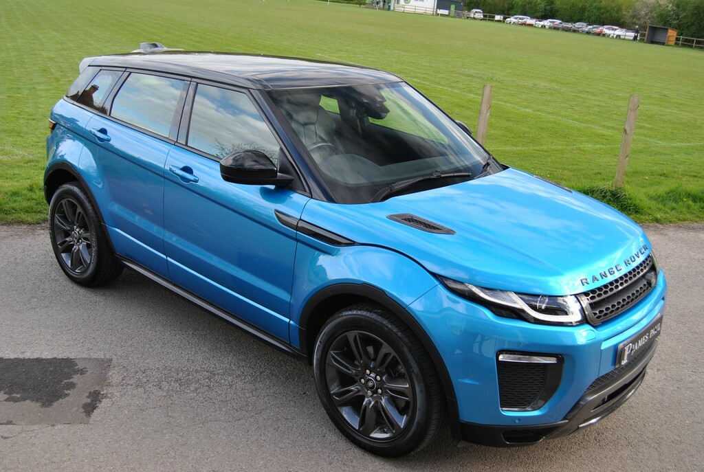 Compare Land Rover Range Rover Evoque Td4 Landmark YA67GDK Blue