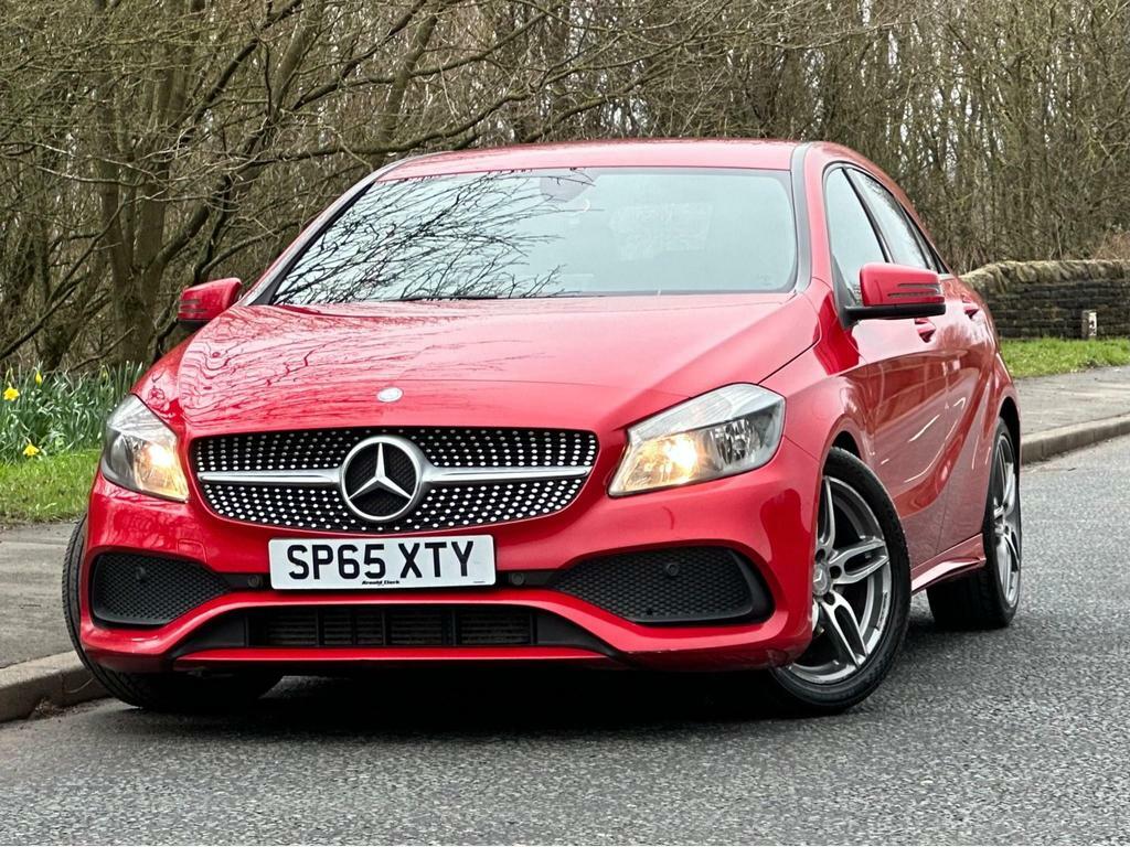 Compare Mercedes-Benz A Class 1.5 A180d Amg Line Euro 6 Ss SP65XTY Red