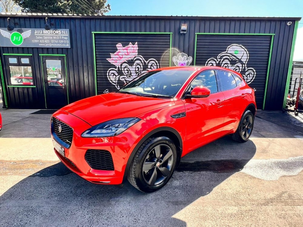 Compare Jaguar E-Pace Chequered Flag 5-Door AAZ999 Red