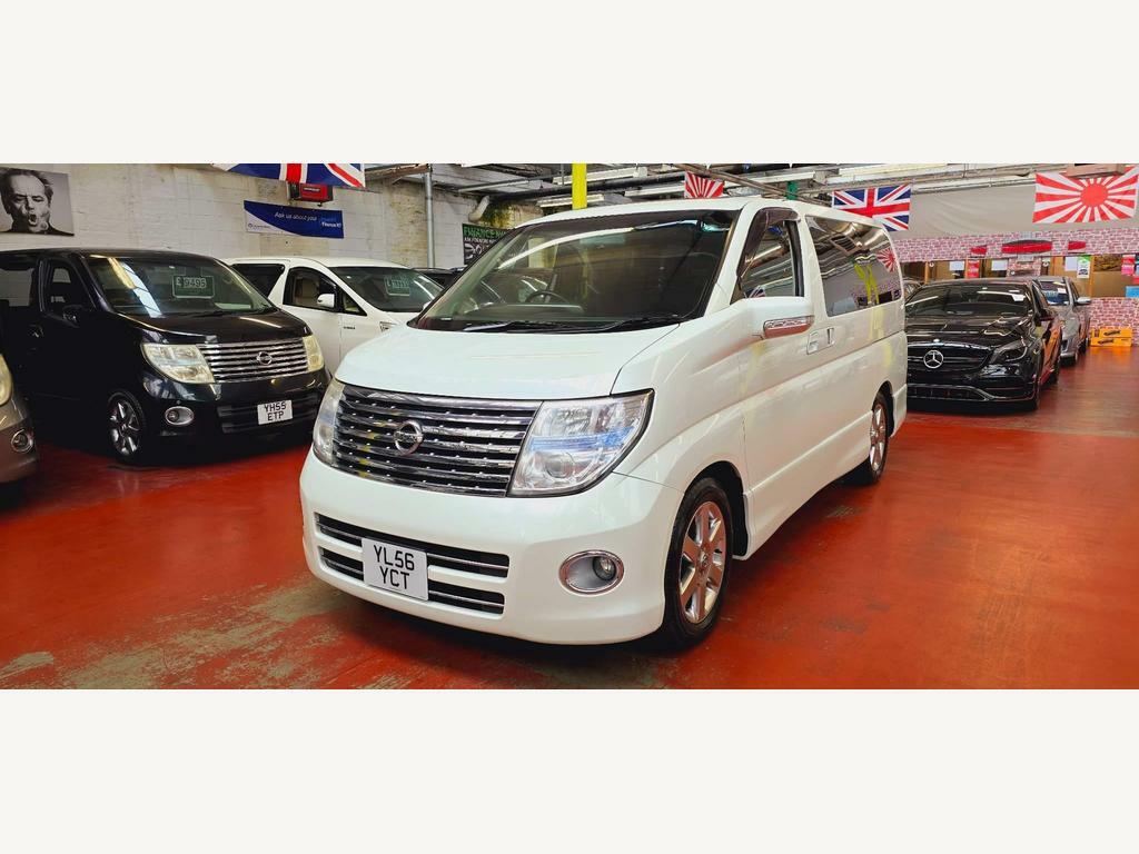 Nissan Elgrand Mne51 Highway Star 4Wd Sunroof Curtains 2.5 White #1