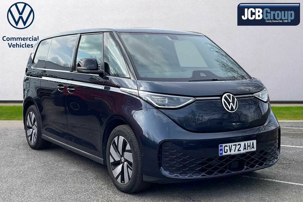 Compare Volkswagen ID.Buzz E 204Ps Commerce Plus 77Kwh, With Factory Option GV72AHA Blue