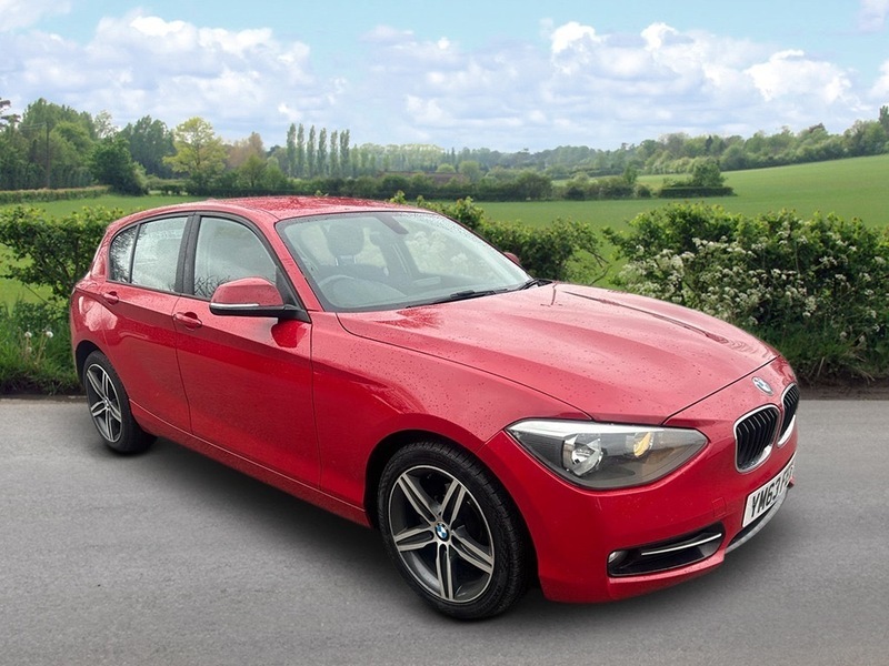Compare BMW 1 Series 116D Sport YM63FEX Red