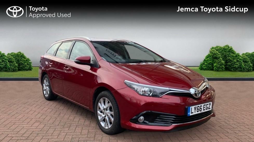 Compare Toyota Auris 1.2 Vvt-i Icon Touring Sports Euro 6 Ss Sa LY66EGZ Red