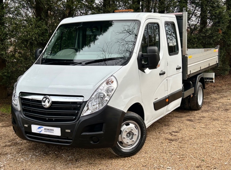 Compare Vauxhall Movano 3500 L3 Hdt Double Cab Dropside Tipper Drw 2.3Cd DX16VXE White
