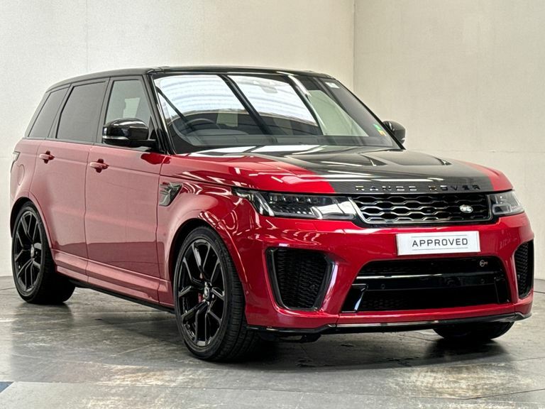 Compare Land Rover Range Rover Sport P575 Svr Carbon Edition PY22HKD Red