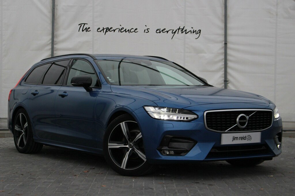 Volvo V90 T4 R-design Plus Blue #1