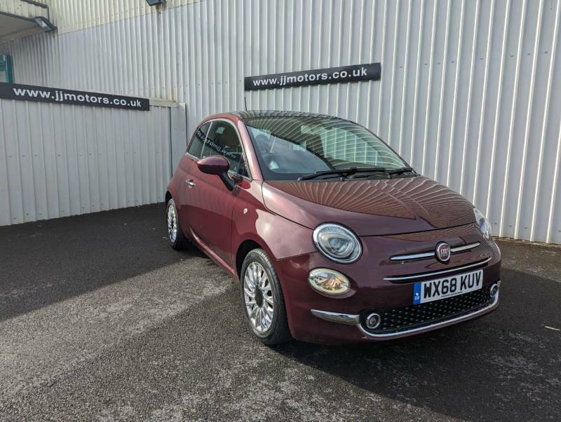 Compare Fiat 500 Hatchback WX68KUV Red