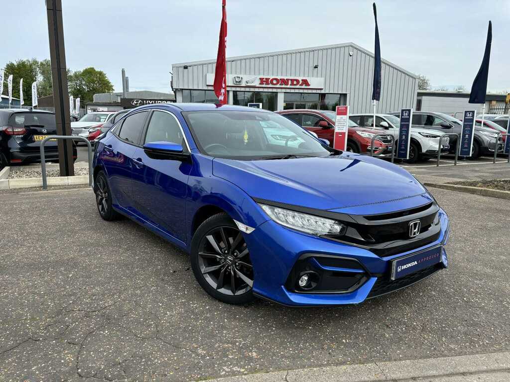 Compare Honda Civic Sr Vtec Cvt  Blue