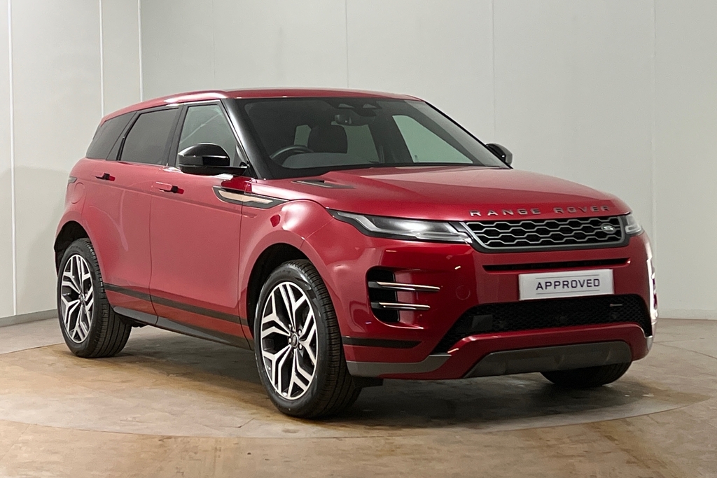 Compare Land Rover Range Rover Evoque D200 R-dynamic Hse KR22NXU Red