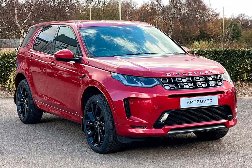 Compare Land Rover Discovery Sport D180 R-dynamic Se SY20JWK Red