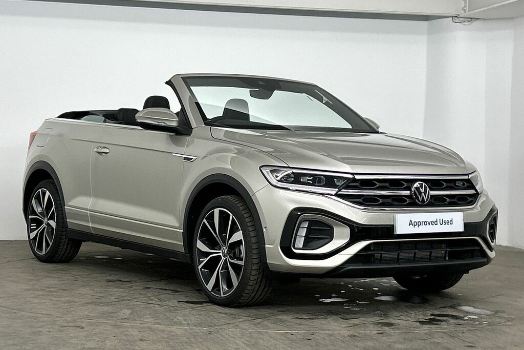 Compare Volkswagen T-Roc Cab Mk1 Facelift 2022 1.5Tsi 150Ps R-linedsg SV24YKW Silver