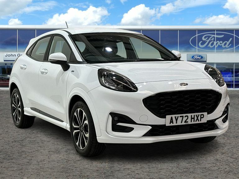 Compare Ford Puma 1.0 Ecoboost Hybrid Mhev St-line Dct Hatchback AY72HXP White