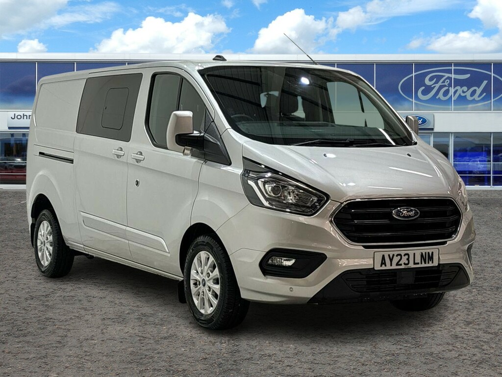 Compare Ford Transit Custom 2.0 Ecoblue 170Ps Low Roof Dcab Limited Van AY23LNM Silver