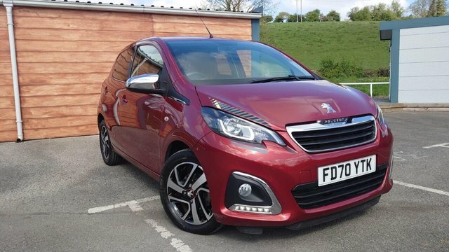 Compare Peugeot 108 1.0L Collection 72 Bhp FD70YTK Red