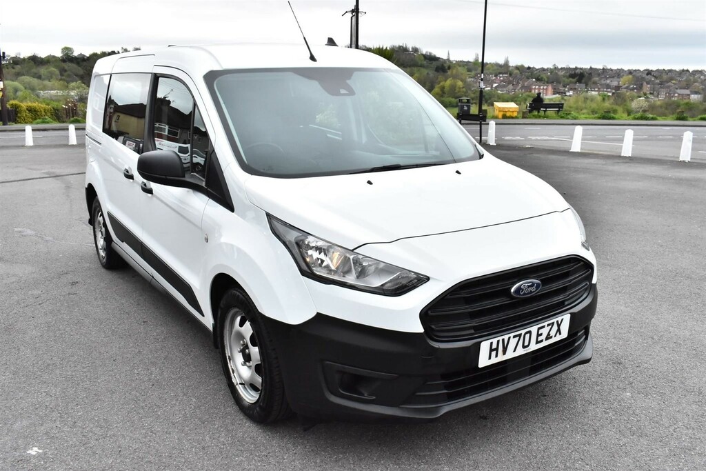 Compare Ford Transit Connect 1.5 230 Ecoblue Leader Crew Van Euro 6 Ss 6Dr HV70EZX White