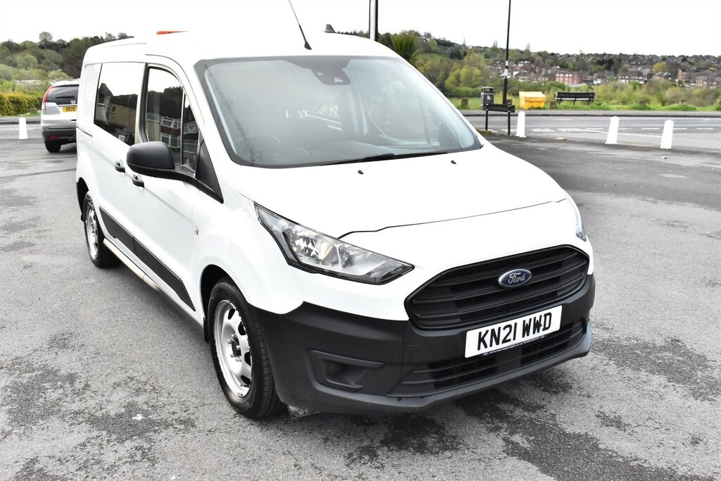 Compare Ford Transit Connect 1.5 230 Ecoblue Leader Crew Van Euro 6 Ss 6Dr KN21WWD White